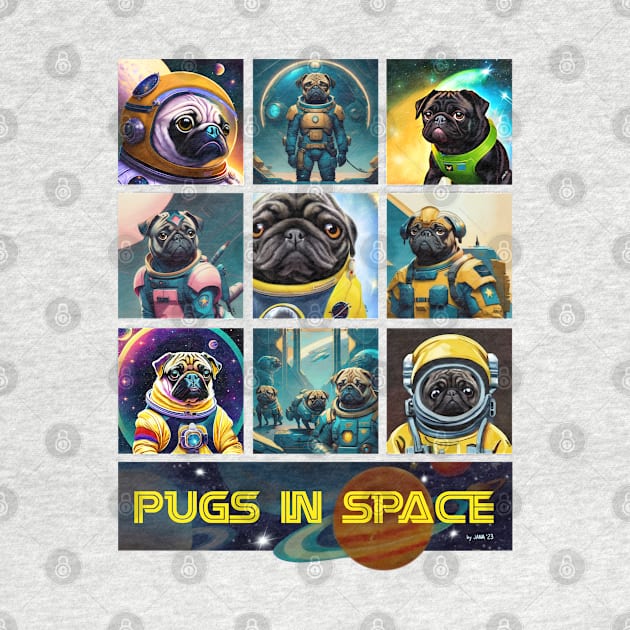 Pugs in Space- version 3 by FivePugs